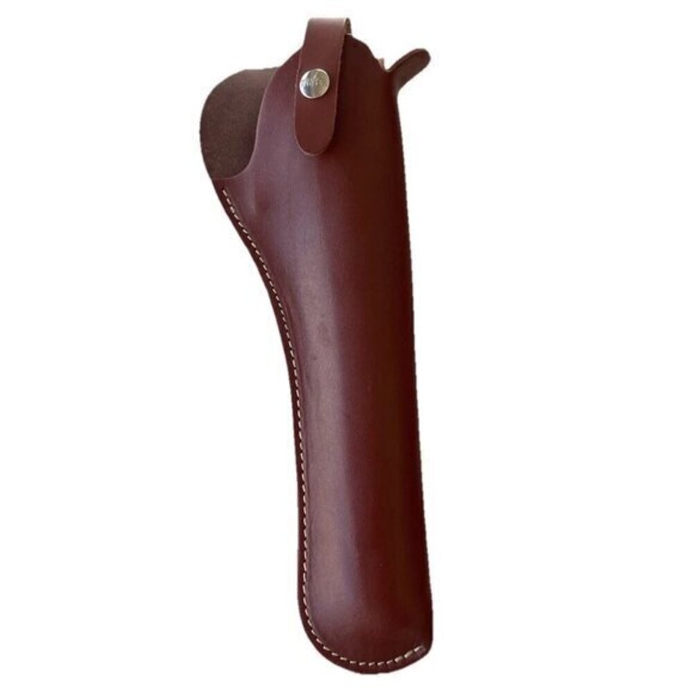 Vintage Hunter Brown Leather Holster Button 22105 1633 Revolver Made in USA
